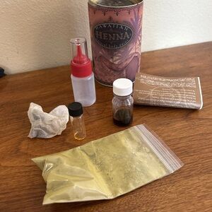 Hawaiian Henna-Body Art-Natural Paint Kit-MIP